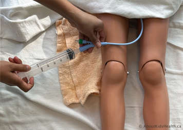 syringe plunger pushed all the way in