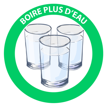 Boire plus d’eau