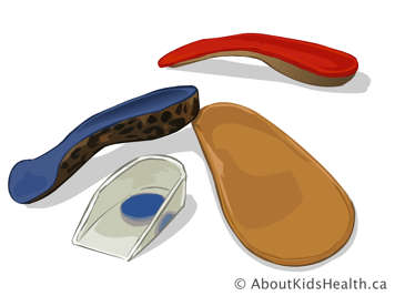 Commonly used orthotics