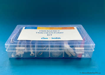 emergency tracheostomy kit box